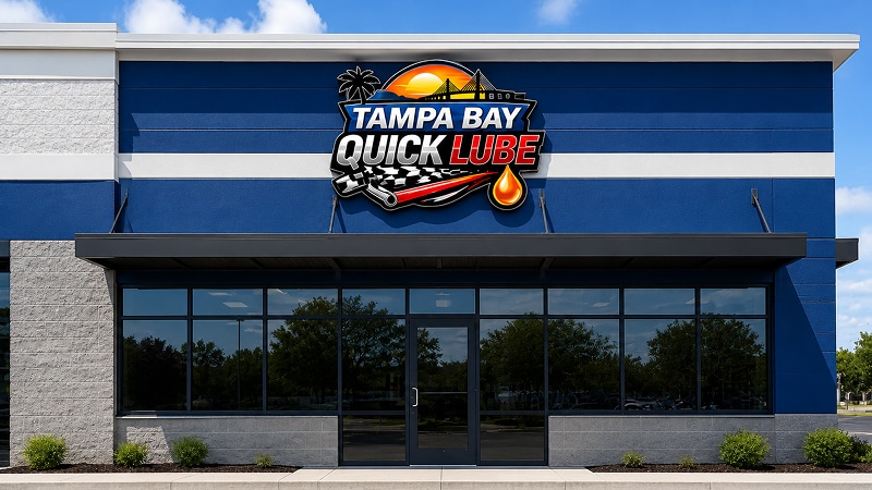 Inside Tampa Bay Quick Lube's family-owned auto repair shop on N Nebraska Ave in Tampa, FL