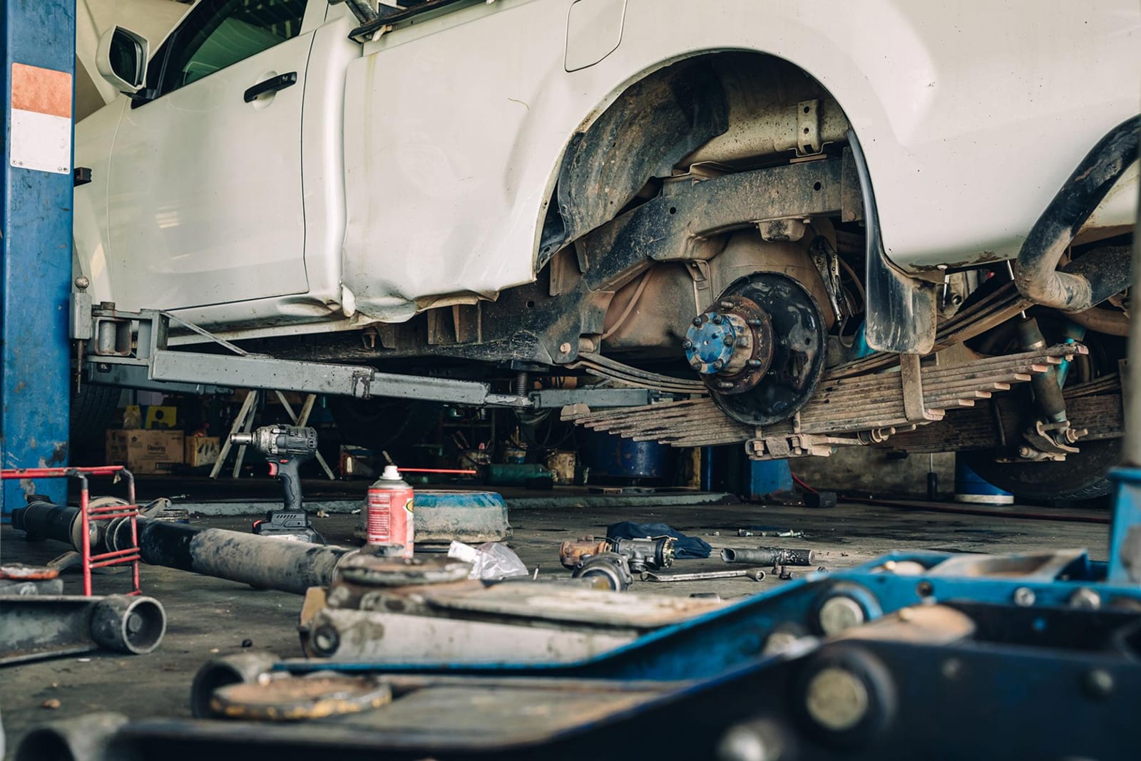 Stop-and-go Tampa traffic wearing down brake pads on a commuter vehicle