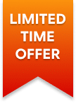 Limited-time auto repair coupon ribbon — current Tampa Bay Quick Lube special offer
