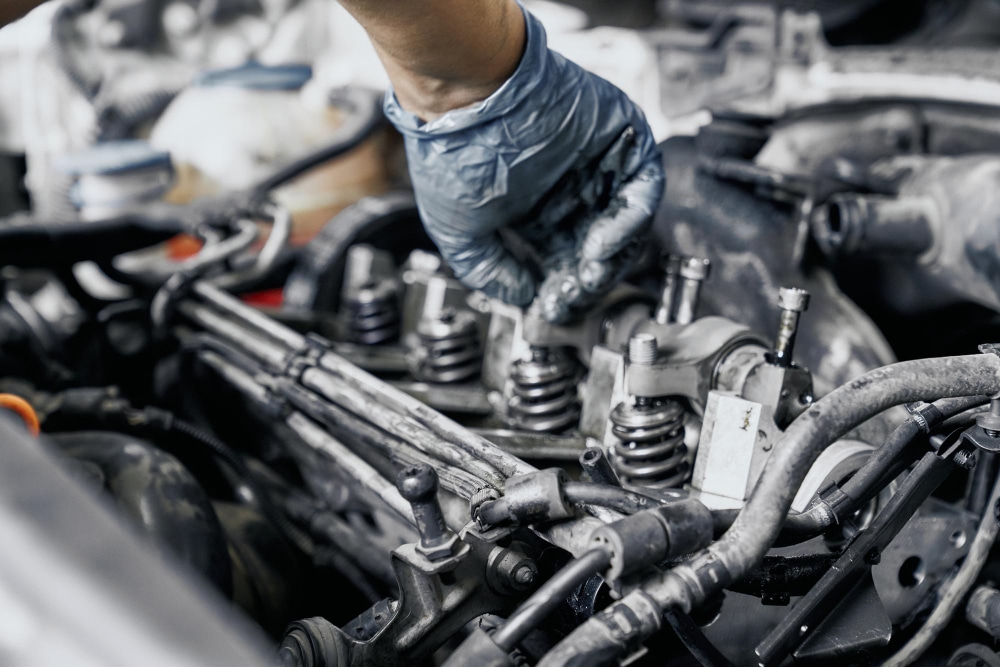 Engine tune-up service including spark plugs and filters at Tampa Bay Quick Lube in Tampa, FL