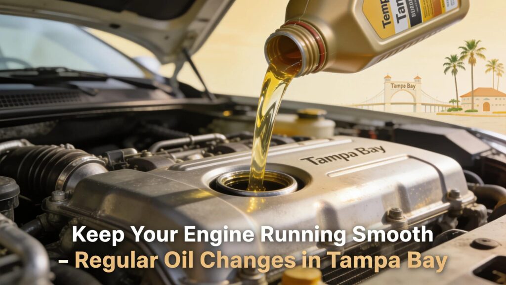 Clean car engine with clear oil, highlighting the benefits of regular oil changes for vehicle maintenance.
